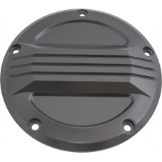 CUSTOM DERBY COVER BLACK TWIN CAMS 99-17