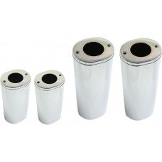 UPPER FORK TUBE COVERS CHROME TOURING 84-13 FLST 86-14