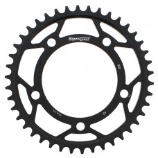 REAR SPROCKET STEEL 42T-530 BLK HON
