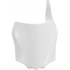 FRONT NUMBER PLATE WHITE