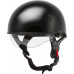 HH-65 HALF HELMET NAKED BLACK MD