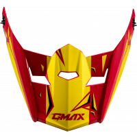 YOUTH MX-46Y UNSTABLE VISOR RED/YELLOW YS-YL