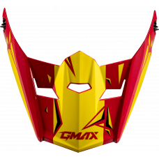 YOUTH MX-46Y UNSTABLE VISOR RED/YELLOW YS-YL