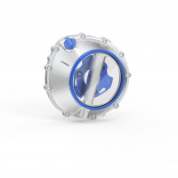CLUTCH COVER SILVER/BLUE BMW