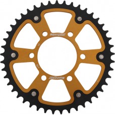 REAR STEALTH SPROCKET ALU/STL 45T-520 GLD KAW