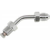 JIC TO -3 TUBE ADAPTER 45 DEGREE CHROME 3/8