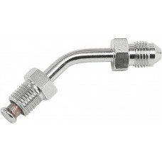 JIC TO -3 TUBE ADAPTER 45 DEGREE CHROME 3/8
