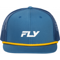 FLY TRUCKER HAT BLUE/YELLOW
