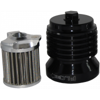 FLO REUSABLE STEEL OIL FILTER HD BLACK