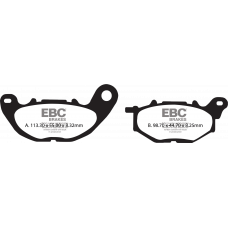 BRAKE PADS SFA705 ORGANIC SCOOTER