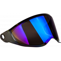 TREKKER HELMET FACE SHIELD BLUE IRIDIUM