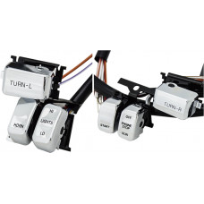 HBAR SWITCH KIT CHR/ BLK LETTR 1996-06 W/OUT CRUISE CNTRL