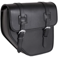 IBIZA SADDLEBAG BLACK LEFT W/BASE