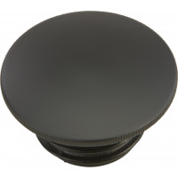 GAS CAP SCREW-IN SMOOTH VENTED MATTE BLACK `96-25