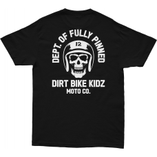 FULLY PINNED TEE BLACK LG