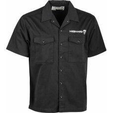 HALLIWELL WORK SHIRT BLACK SM