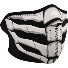 HALF FACE MASK GLOW-IN-DARK BONE BREATH