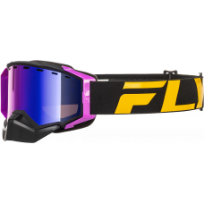 ZONE ELITE SN GOGGLE BLK/PINK W/PUR MIR/PLRZD ROSE LENS