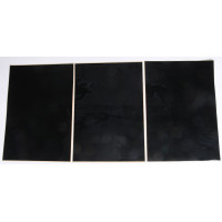 UNIVERSAL NUMBER PLATE BLACK 3/PK