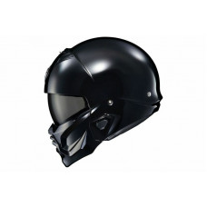 COVERT 2 OPEN-FACE HELMET GLOSS BLACK 2X