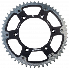 REAR SPROCKET HYBRID 52T BLK/SIL