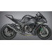 EXHAUST RACE ALPHA-T 3QTR SLIP-ON SS-CF-CF