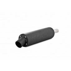 SINGLE SLIP-ON SYSTEM W/ UTILITY MUFFLER BLK HON