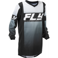 YOUTH F-16 JERSEY BLACK/WHITE YL