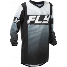 YOUTH F-16 JERSEY BLACK/WHITE YL