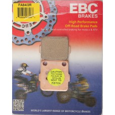 BRAKE PADS FA84/2R SINTERED R SERIES