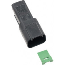 2-WIRE BLACK DEUTSCH RCPTCL & WDGLCK HD# 72102-94BK