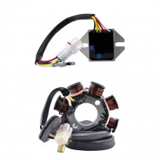 100W AC TO DC CONVERSION KIT STATOR+REGULATOR+PICKUP