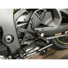 REAR SET COMPLETE BLK KAW