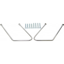 SADDLEBAG SUPPORTS CHROME TWO BOLT SOFTAIL