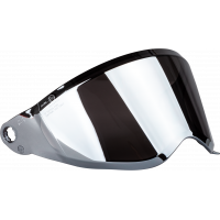 TREKKER HELMET FACE SHIELD SILVER IRIDIUM