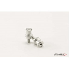SWINGARM SPOOLS HI-TECH 10MM SILVER 2/PK