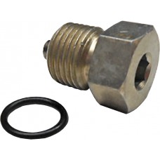 TRANS DRAIN PLUG ZINC OVERSIZE BIG TWIN 00-UP 9/16-18 THREAD