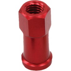 RIM LOCK NUTS RED 2/PK