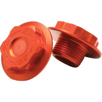 STEERING STEM NUT & BOLT ORANGE M20X27-P1.5 L=11.5