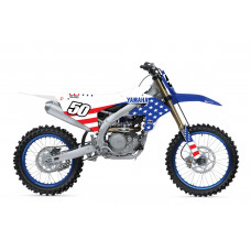COMPLETE KIT USA YAMAHA YZF250/450 WHT BG