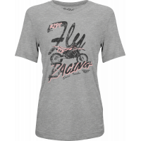 FLY WOMEN'S VINTAGE TEE GREY 2X
