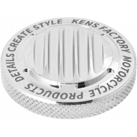 NL GAS CAP FINNED CHROME DUMMY CAP FOR M8 LH