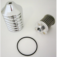 BILLET REUSABLE OIL FILTER CHROME
