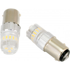 LED BULB 1157 AMBER PAIR 6W/BULB SMD OMNI DIRECTIONAL