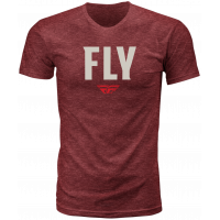 FLY WFH TEE RED HEATHER 2X