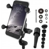 FORK STEM MOUNT W/SHORT DOUBLE SOCKET ARM