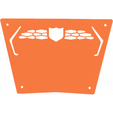 FRONT SPORT BUMPER SKID PLATE ORANGE MADNESS