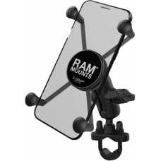 X-GRIP LARGE PHONE MOUNT W/HANDLEBAR U-BOLT BASE SHORT