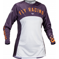 WOMEN'S LITE JERSEY DEEP PURPLE/WHT/NEON CORAL 2X
