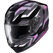 EXO-R330 FULL FACE HELMET SAGA BLACK/PINK/PURPLE LG